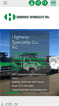 Mobile Screenshot of highwayspecialty.com